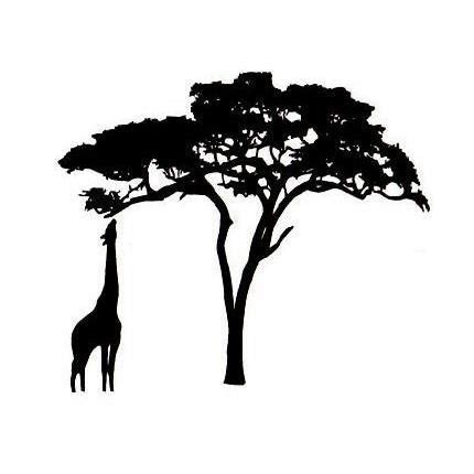 Acacia Tree Silhouette Clipart - ClipArt Best