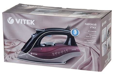 Утюг VITEK VT-1240 BD — купить в интернет-магазине по низкой цене на ...