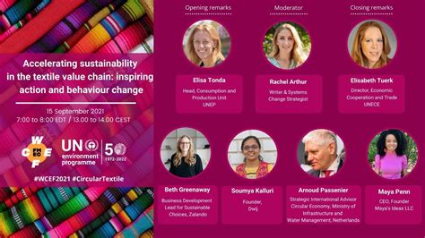 EVENT Accelerating Sustainability In The Textile Value Chain