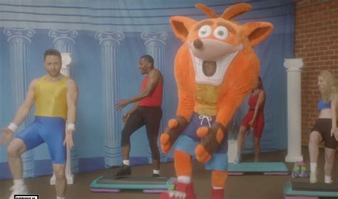 Crash Bandicoot mascot suit returns in goofy new workout trailer ...