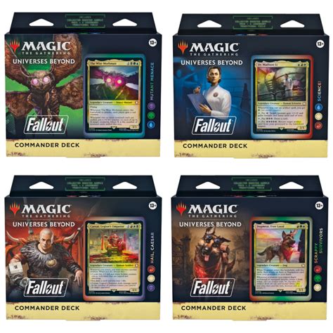 Magic The Gathering Fallout Commander Deck Bundle Kevin S Hobby Shop