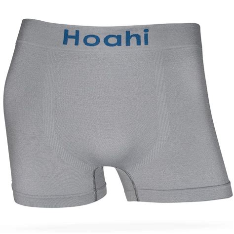 Kit Cueca Boxer Sem Costura Hoahi Pe As Cinza