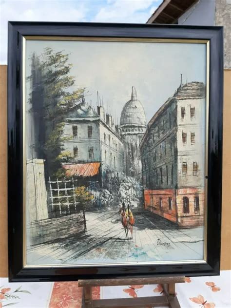 Huile Sur Toile Sacr Coeur De Montmartre Sign E Duchamp Eur