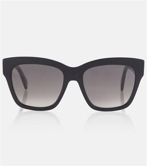 Triomphe 09 Cat Eye Sunglasses In Black Celine Eyewear Mytheresa