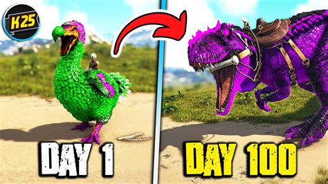 I Survived 100 Days In ARK Survival Evolved Modded Ark Eternal YouTube