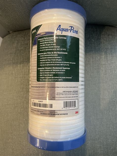 M Aqua Pure Ap Series Whole House Water Filter Drop In Cartridge