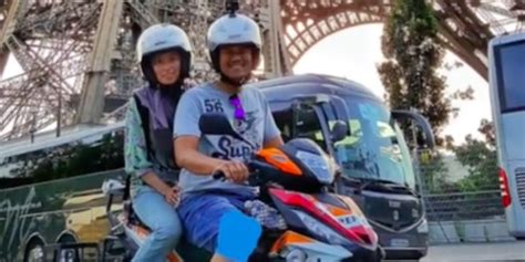 Viral Aksi Pasangan Suami Istri Keliling 25 Negara Naik Motor Begini