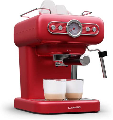 Klarstein Macchina Per Espresso Con Montalatte Mini Macchina Per