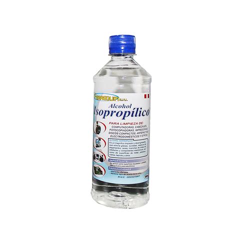 Alcohol Isopropílico Botella 500ml Ferrequim ApegosPerú