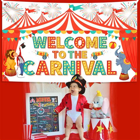 Buy Xtralarge Welcome To The Carnival Banner X Inch Carnival