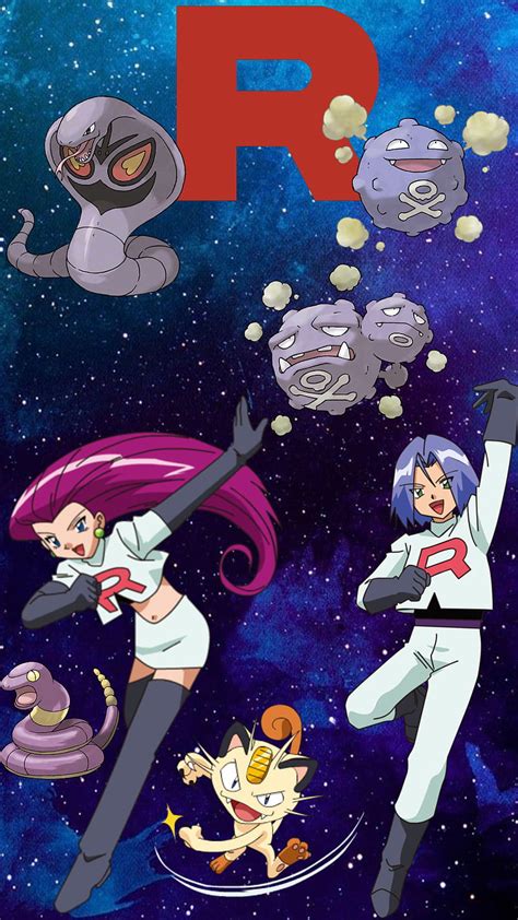 Equipo Rocket Ekans James Jessie Team Rocket Hd Phone Wallpaper