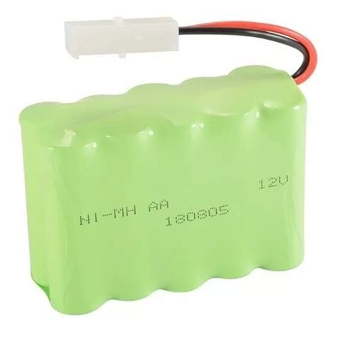 Bateria P Carrinho 12v Aa 2700mah Nimh Com Conector Tamiya Parcelamento Sem Juros