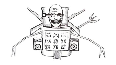 How To Draw Scientist Boss Skibidi Toilet Youtube