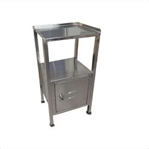 Stainless Steel Hospital Bedside Locker Ss Top Polished At Rs In