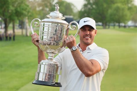 Koepka Lifts Trophy SA Players Trail Home At PGA Championship The