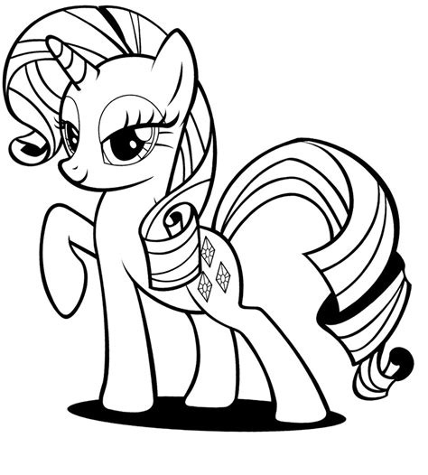 My Little Pony Para Pintar - Dibujos de My Little Pony para colorear, pintar e imprimir