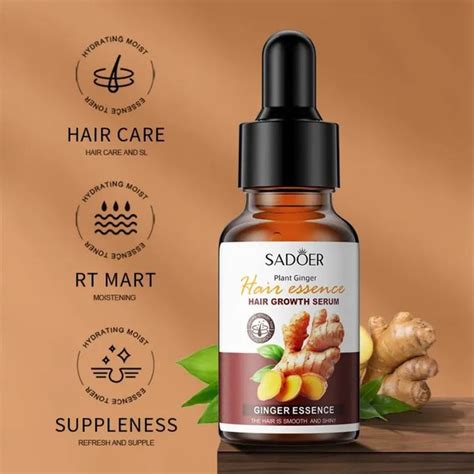 Sadoer Hair Growth Serum Ginger Essence Hair Care Oil Best Price