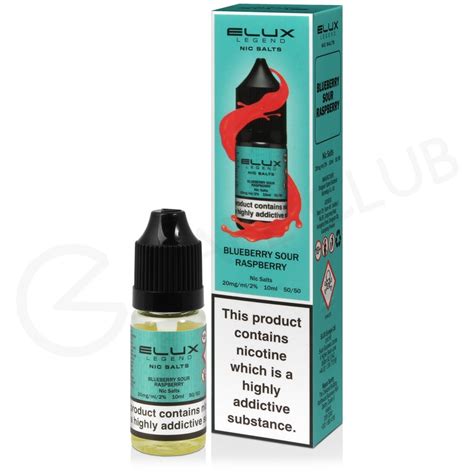 Blueberry Sour Raspberry Elux Legend Nic Salt E Liquid For