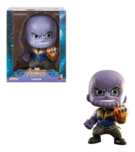 Boneco Marvel Guerra Infinita Thanos Cosbaby Hot Toys 11cms Parcelamento Sem Juros