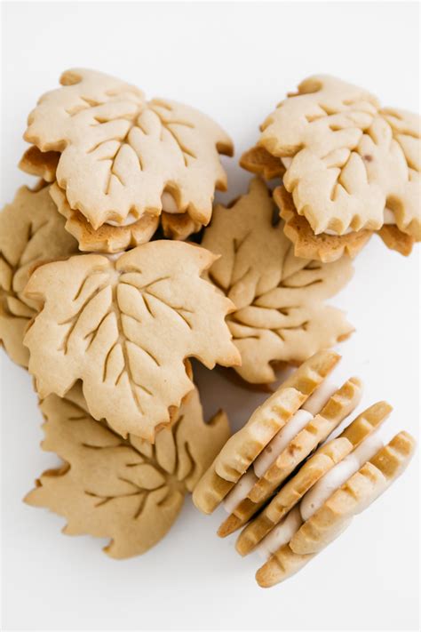 Maple Leaf Sandwich Cookies Heathers Home Bakery