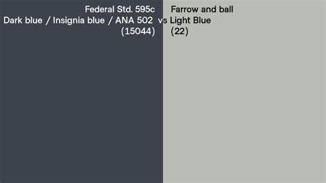 Federal Std C Dark Blue Insignia Blue Ana Vs Farrow