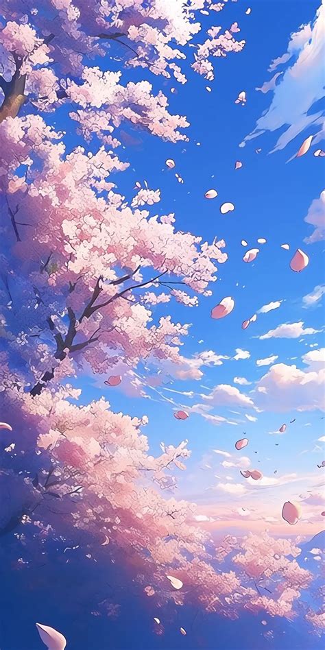 Cherry Blossom Anime Wallpaper Anime Wallpapers Sky Sakura