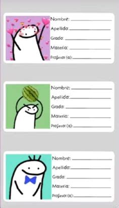 12 Ideas De Etiquetas De Flork Caratulas Para Secundaria Hace Themelower