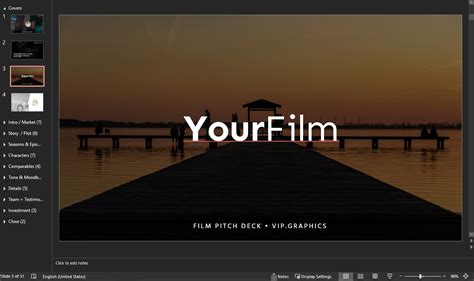 Film & TV Pitch Deck Template