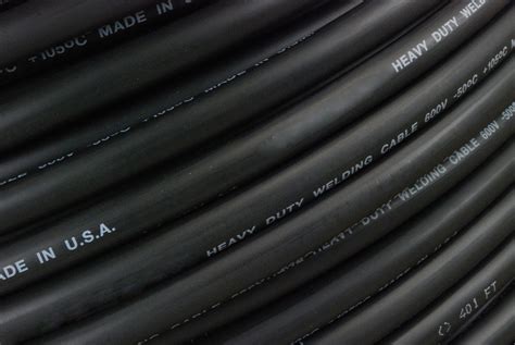 TEMCo WC0312 Welding Cable - 4/0 AWG 50 ft - Black - TEMCo Industrial