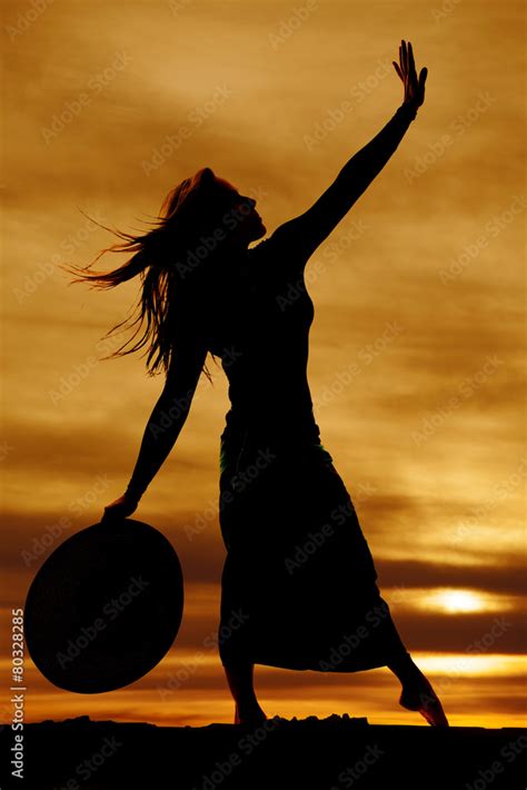 Girl Reaching Silhouette