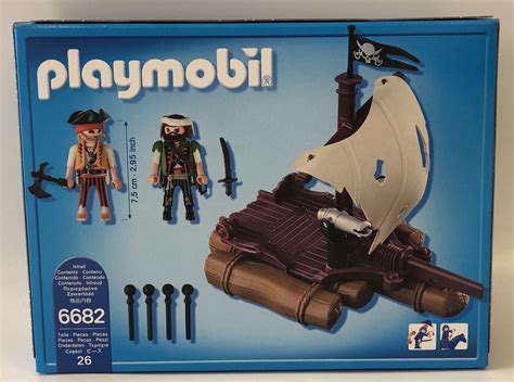 Radeau Avec Pirates Des Tenebres De Chez Playmobil Pirates Boite