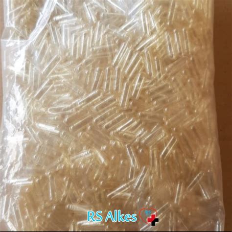 jual cangkang kapsul transparan kosong transprant kapsul obat kapsul
