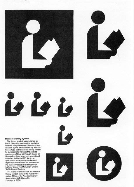 National Library Symbol - Original black and white handout (jpg) in ...