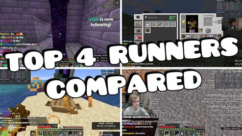 The Top Minecraft Rsg Runs Side By Side Youtube