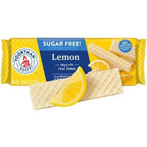 Jual Voortman Bakery Sugar Free Lemon Wafers Gr Wafer Rasa Lemon