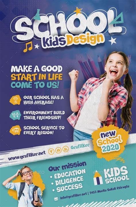 Kids Poster Templates Preview Graphicriver Education Poster Riset