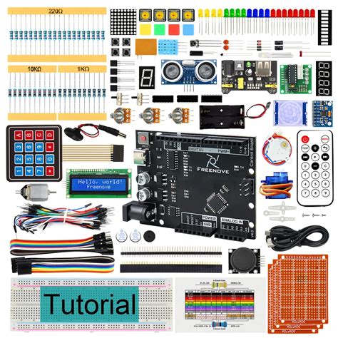 Freenove Kit de iniciación definitivo para Arduino UNO R3 V4 Tutorial