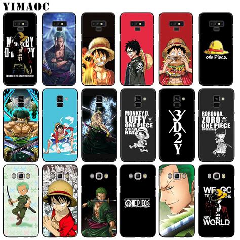 YIMAOC ZORO One Piece Monkey D Luffy Soft Silicone Phone Case For