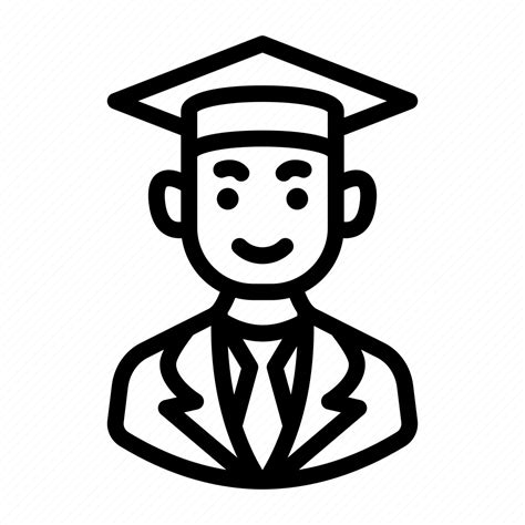 Avatar Character Job Professions People Male Student Icon