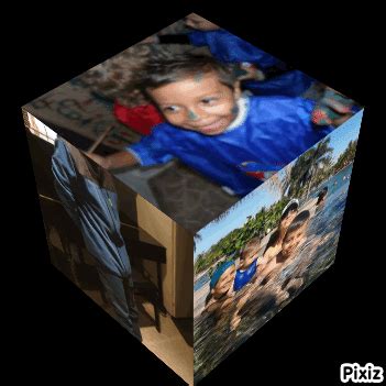 Resultado Del Montaje Fotografico Cubo Animado Tridimensional Fotos