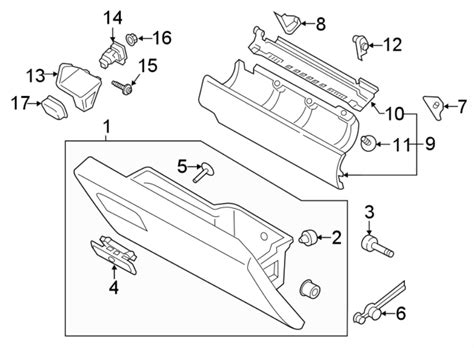 Ford F 350 Super Duty Glove Box Door Camel Hc3z25060t10bh Sheehy