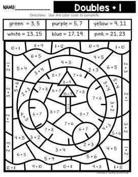 Color By Number New Years Addition By Teaching Second Grade TpT