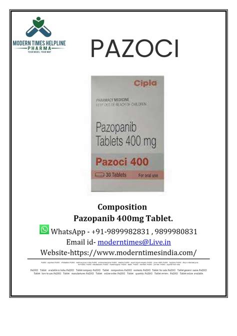 Pazoci Mg Tablets At Best Price In New Delhi By Modern Times