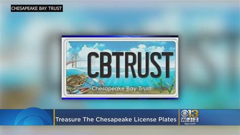 New Md License Plates Benefit The Chesapeake Bay Youtube