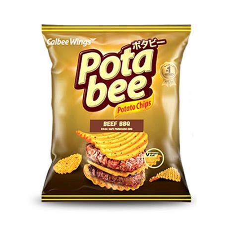 Jual Potabee Potato Chips Beef Bbq 35g Shopee Indonesia