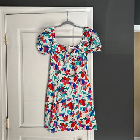 Justfab Dresses Just Fab Flower Printer Dress Poshmark