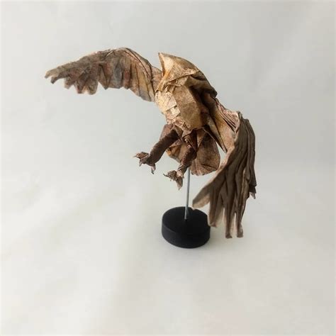 Blakiston s fish owl by Katsuta Kyohei dó handmade paper Flickr