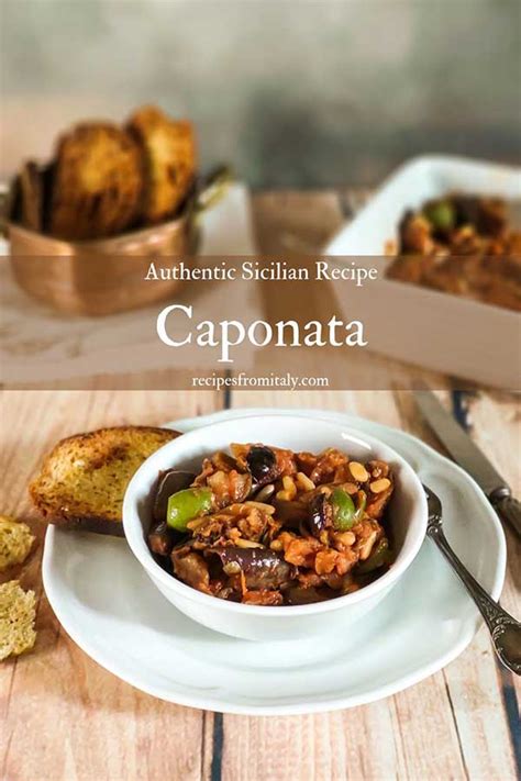 Authentic Caponata Recipe With Eggplants Recipes From Italy