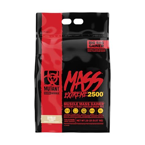 Mutant Mass Xxxtreme 2500 9070g Triple Chocolate Fitnessshop