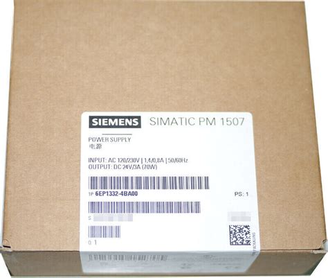 1PC New Siemens 6EP1332-4BA00 6EP13324BA00 PLC Power Supply In Box | eBay